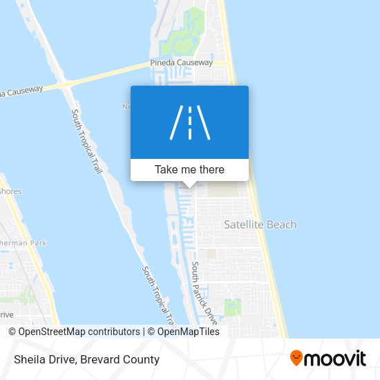 Sheila Drive map
