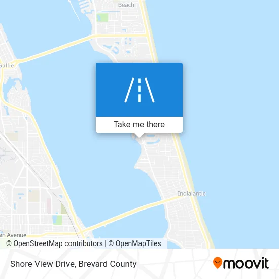 Shore View Drive map