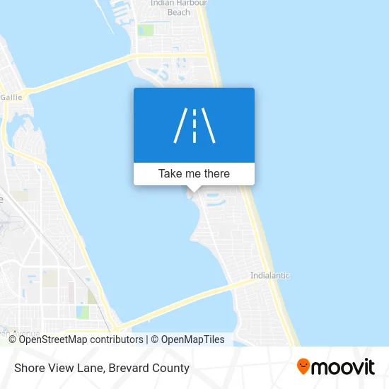 Shore View Lane map