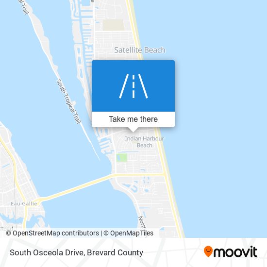 South Osceola Drive map