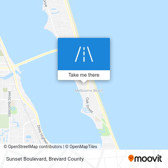 Sunset Boulevard map