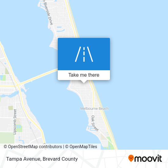 Tampa Avenue map