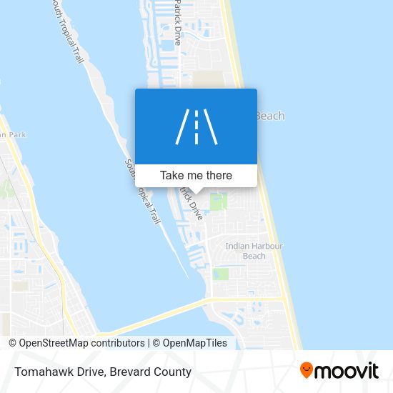 Tomahawk Drive map