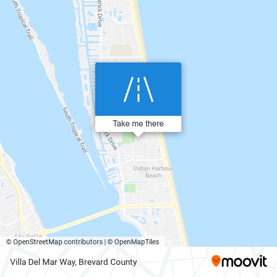 Villa Del Mar Way map