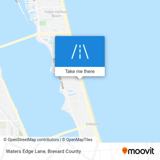 Waters Edge Lane map