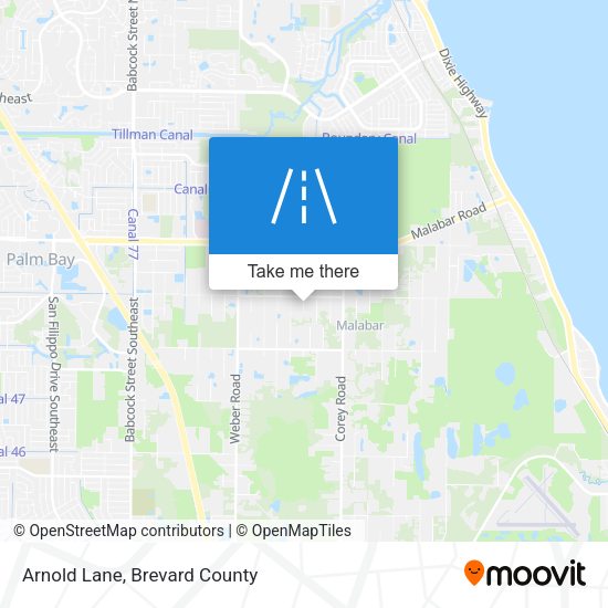 Mapa de Arnold Lane