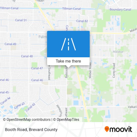 Mapa de Booth Road