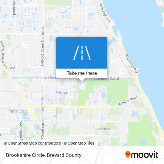 Mapa de Brookshire Circle