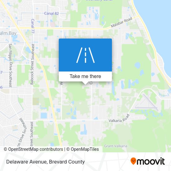 Mapa de Delaware Avenue