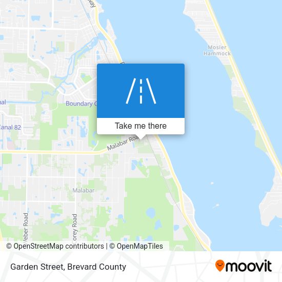 Garden Street map