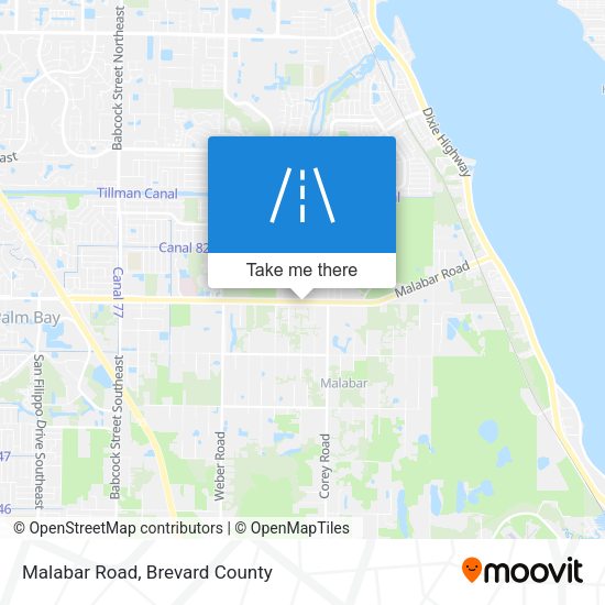 Malabar Road map