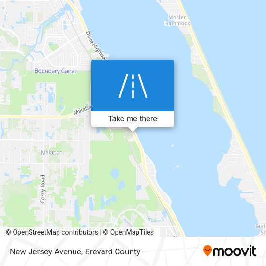 New Jersey Avenue map