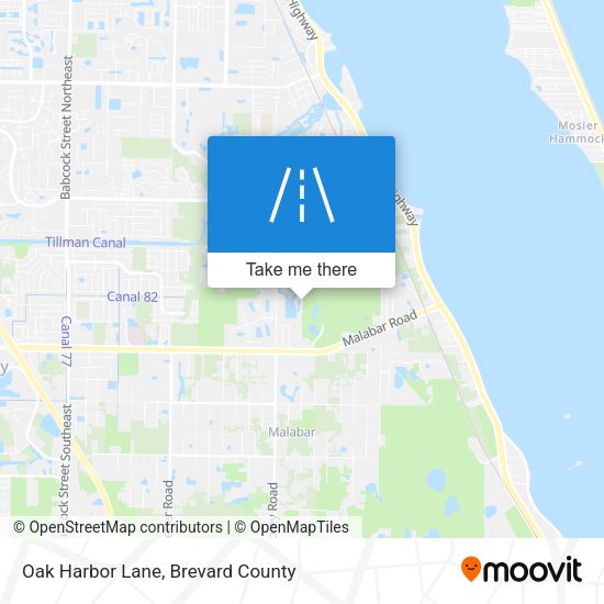 Mapa de Oak Harbor Lane