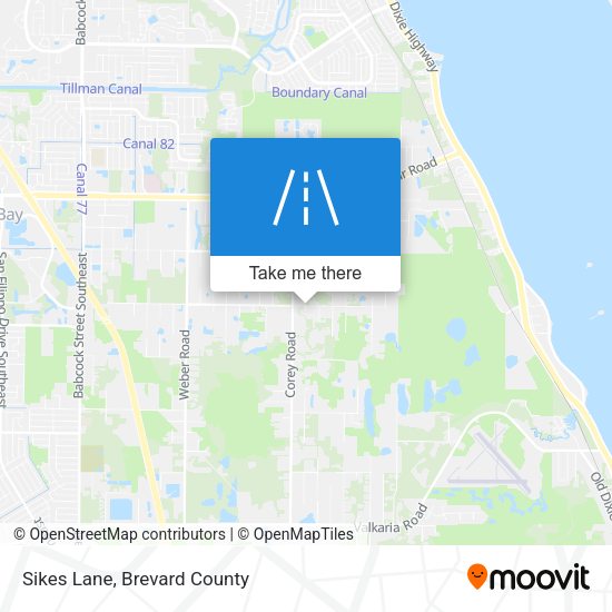 Sikes Lane map