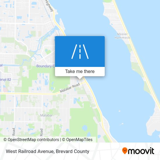 Mapa de West Railroad Avenue