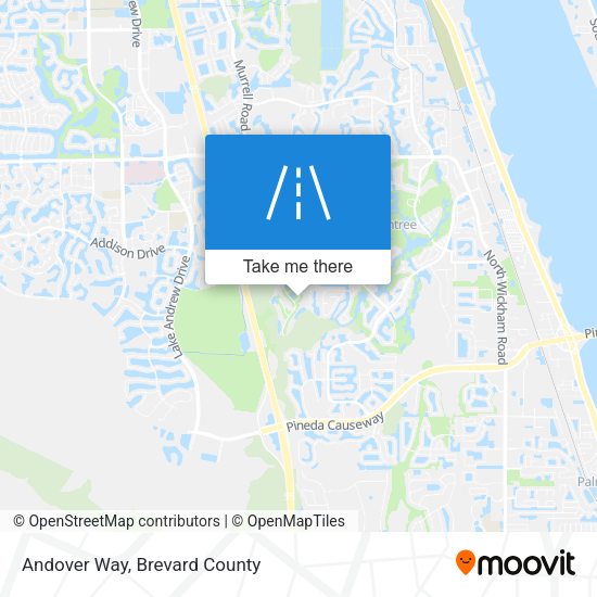Mapa de Andover Way