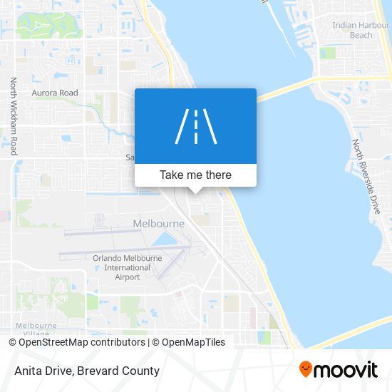 Anita Drive map