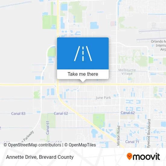 Annette Drive map