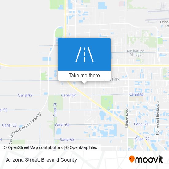 Arizona Street map