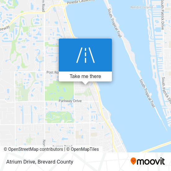 Atrium Drive map