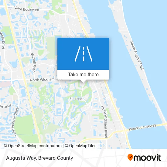 Augusta Way map