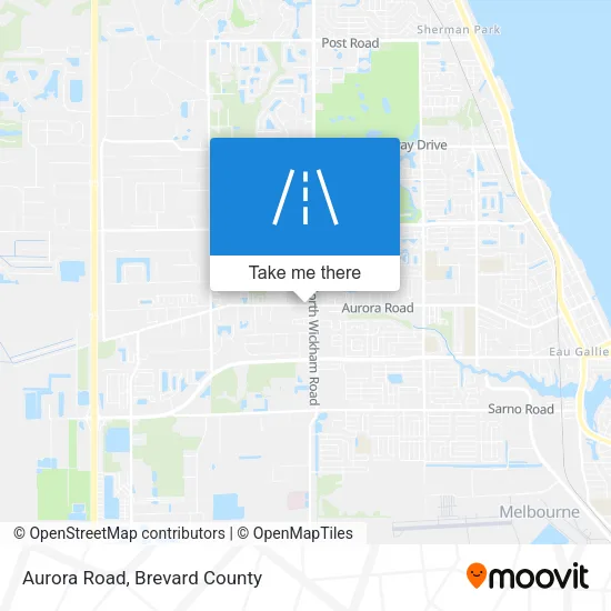 Mapa de Aurora Road