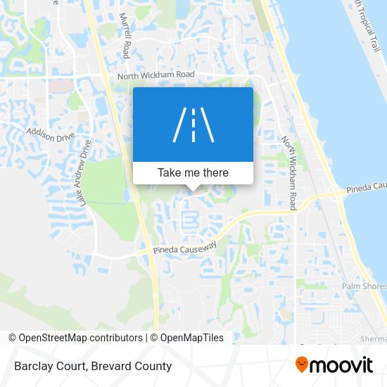 Barclay Court map