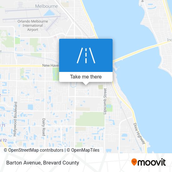 Mapa de Barton Avenue