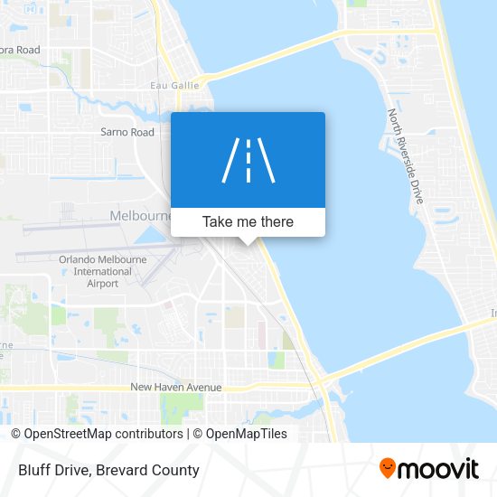 Mapa de Bluff Drive