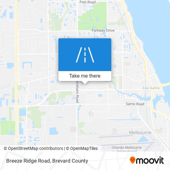 Breeze Ridge Road map