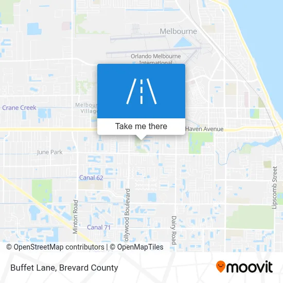 Buffet Lane map