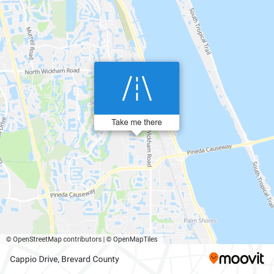 Cappio Drive map