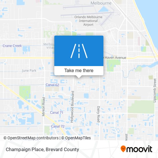 Champaign Place map