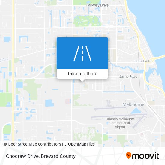 Mapa de Choctaw Drive