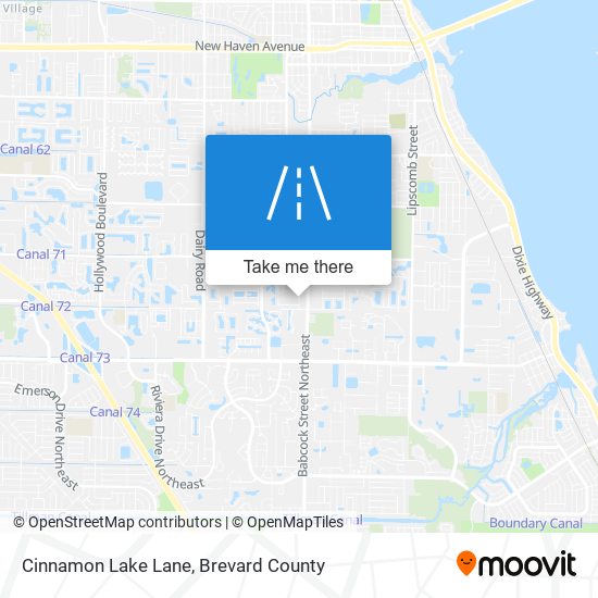 Mapa de Cinnamon Lake Lane