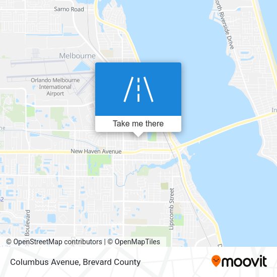 Mapa de Columbus Avenue