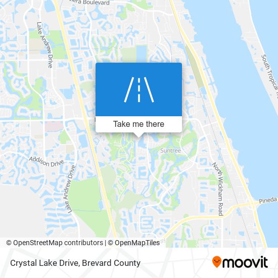 Mapa de Crystal Lake Drive