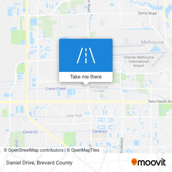 Daniel Drive map