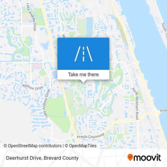Mapa de Deerhurst Drive