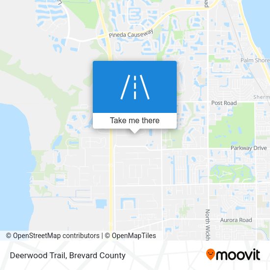 Deerwood Trail map
