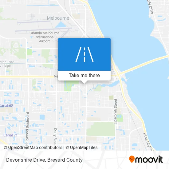 Devonshire Drive map