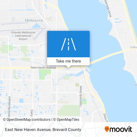 East New Haven Avenue map