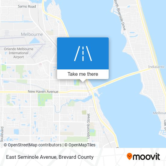 East Seminole Avenue map