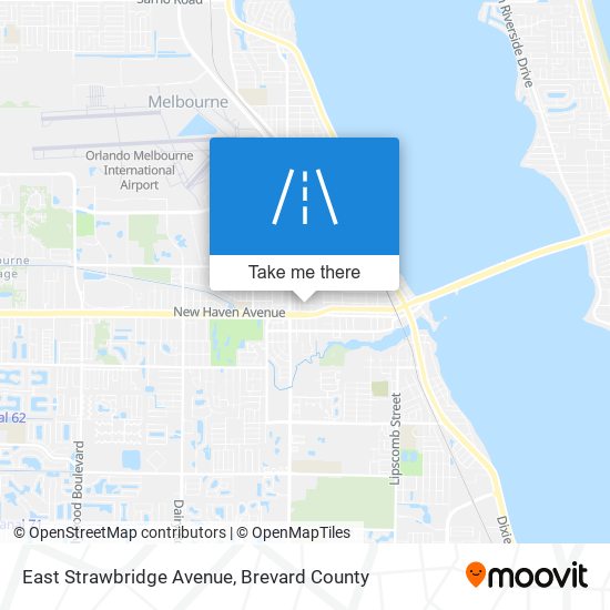 East Strawbridge Avenue map