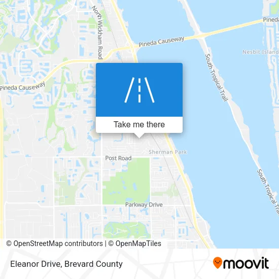 Eleanor Drive map