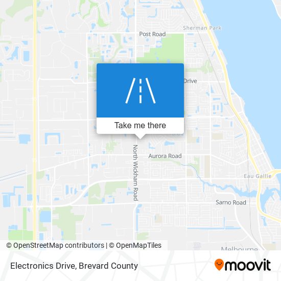 Electronics Drive map