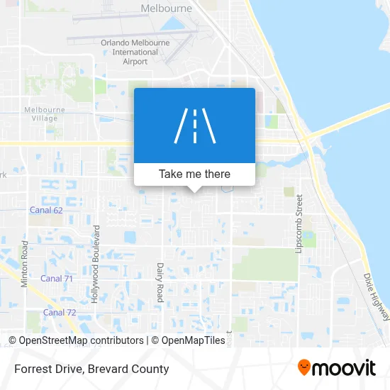 Forrest Drive map