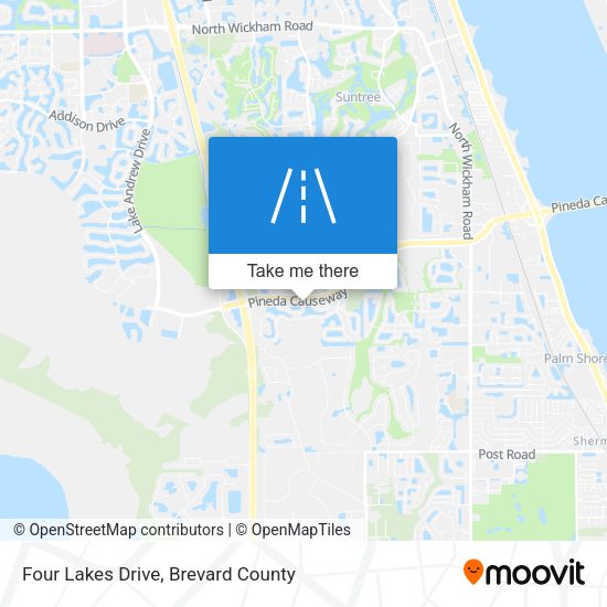 Mapa de Four Lakes Drive