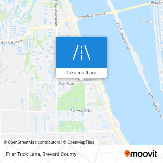 Friar Tuck Lane map