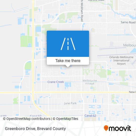 Greenboro Drive map